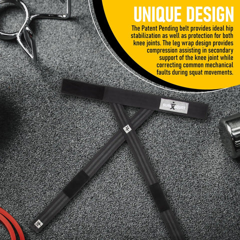 Elastic Exoskeleton And Lifting Belt To Boost Your Squat Game And Technique, Protect Knees, And Power Through Lifts With Solid Form On Leg Day, Designed For Lifters Pushing Through Injuries And Keeping Knees Safe
