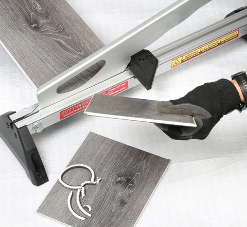 Fully Assembled Laminate And Vinyl Floor Cutter For Small Jobs, Cuts 2-5mm Thick Rubber, Laminate, VCT, PVC And Steel Or Aluminum