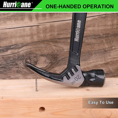 16 Oz Claw Hammer With Magnetic Nail Holder for easy start use, showing ergonomic non-slip handle and one-piece forged construction