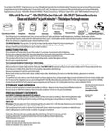 Back label of Lemon Scent Disinfecting Wipes For All Purpose Cleaning Thick Wipes That Tackle Tough Messes Sanitizes Cleans Disinfects.
