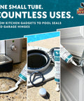 Pro Grade Food Safe Lubricant For Kitchen Gear And Food Contact Surfaces, 1oz tube applied on various kitchen and garage items