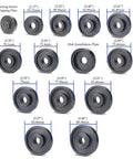 Astro Tools 78825 XL Grade 8 drive bolt bearing puller adapter kit, 25 metal hub adapters for front-wheel drive