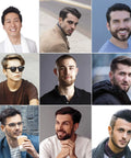 Collage of men with different hairstyles demonstrating precise cuts with Deluxe Corded Clipper Pro Hair And Trim Kit