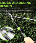 Extendable Hedge Shears 25 To 33 Inch Adjustable Manual Hedge Clippers For Thick Branches And Shrubs with shock absorbing design.