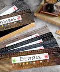 48 Desk Name Tags Classroom Set With Traditional Manuscript Nametags Self Adhesive Alphabet Number Line Ruler Addition Chart