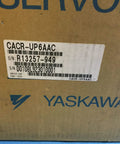 CACR UP6AAC Servo Drive Unit Ready To Roll, Industrial Grade Motion Controller For Servo Motors, Used But Tested, CNC Automation And Robotics Component, High Performance Drive Module For Automation Systems, Yaskawa box label