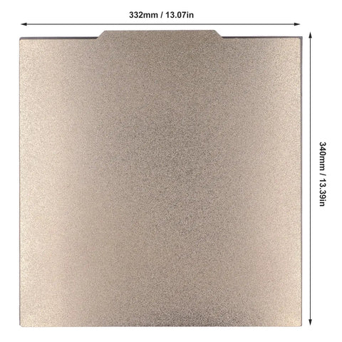 Solid Double Sided Pei Texture Spring Steel Build Plate With Magnetic Base For 3D Printers Level Up Your Prints Straight Up Silky Release And No Drama Cleanup Black Upgrade