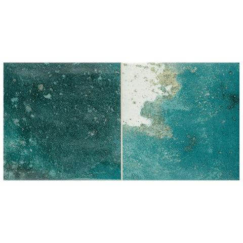 Kings Luxe Tradition Square Green Porcelain Wall Tile Glazed With Mixed Texture And Moderate Tone Variation For Wall Installations