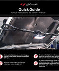 Portable Under The Hood LED Work Light With Dual 1200 Lumen LEDs, Magnetic And Extendable Arm Mounts attached to car hood