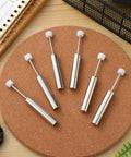 Soft Close Damper For Trash Can Lids, 6 Pack Hydraulic Lid Piston With Quiet Close Buffer, Replacement Lid Hinge, Nickel Plated Iron