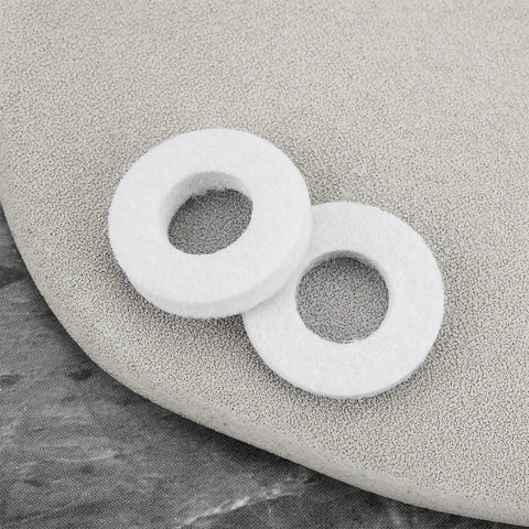 Felt Washers For Motor Shaft And Gearbox Protection, 24x11.5x6mm, 20 Pack on textured surface