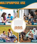 6 Grid Plastic Egg Carrier For Camping And Travel On The Go Portable Food Grade Egg Holder Box For Picnic Refrigerator