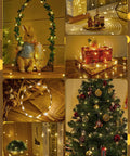 Battery Operated Fairy Lights With Remote 33Ft 100 LED Waterproof IP44 Indoor Outdoor Go Anywhere Starry Twinkle Decor for Christmas