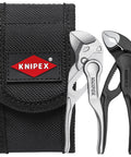 Mini Pliers Set XS in Belt Pouch Everyday Carry Tools with Cobra Gripping Power and Pliers Wrench Precision 2 Piece Kit for Tight Grips.