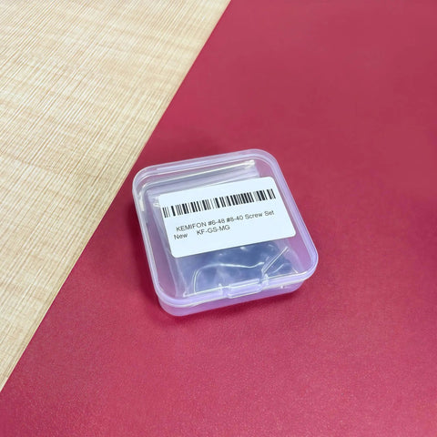 Packaged Pro Grade Torx Screw Set For Precision Tools And Mounts, Includes 6-48 And 8-40 Sizes, in clear plastic box.