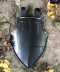 Medieval Markward Shield Tasset Armor for Cosplay and LARP Built for Game Ready Action Blackened Steel Viking Thigh Armor