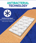 Fabric Adhesive Bandages 200 Count Bulk Assorted Sizes With Flexible Breathable Protection 4 Sided Seal Pocket Pad Tech