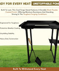 Beginner Friendly Coal Forge Stand With Hand Blower For Blacksmithing Dope Heat Resistant Steel Forge Kit Stand For Fire Pots