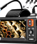 1080P HD Endoscope Camera With Light 4.3 Inch LCD Display IP67 Waterproof Snake Borescope for engines, pipes, 16.5 ft cable