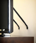 Anti Tip TV Straps 2 Pack Adjustable No Drill Safety Straps For Flat Screen TVs Secure Wall Or Furniture Mount Baby Proofing Essential Keeps Your TV From Tipping Over