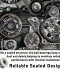 V Groove Ball Bearing Pulley Set, reliable sealed design for smooth linear motion in 3D printers and CNC machines.