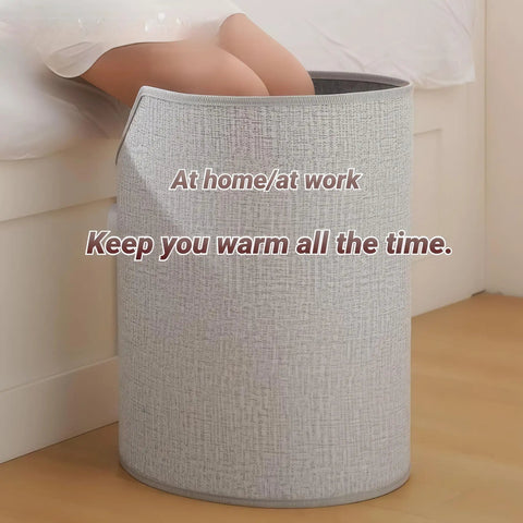 Under Desk Leg Warmer Heater with Six Temperature Settings and Timer, Pink Leg Toaster for Home or Office, Cozy Foot Comfort