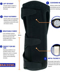Carpal Tunnel Wrist Brace Adjustable Night Splint For Pain Relief From Tendonitis And Arthritis Fits Left Or Right Hand