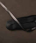 4.4 Yard Synthetic Leather Ito Tsukamaki Sageo Cord For Katana Wakizashi Tanto Scabbard Wrap DIY Handle Renewal Black