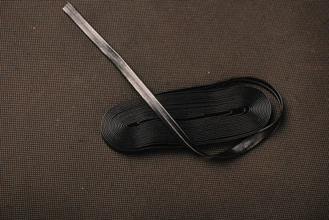 4.4 Yard Synthetic Leather Ito Tsukamaki Sageo Cord For Katana Wakizashi Tanto Scabbard Wrap DIY Handle Renewal Black