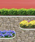 Easy Install Garden Landscape Edging Kit Sets Up In Minutes 6.5 Ft Total Length No Digging Required Lawn Border For Dividing Yard