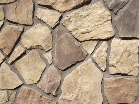 Fieldstone Flats Veneer Stone Rubber Mold For Concrete Or Plaster No Release Agent Needed DIY Friendly Create Realistic Indoor And Outdoor Wall Stone Version 1 22.75 By 20.5 Inches on a stone wall