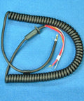 Replacement 6 Wire 10 Ft Coiled Microphone Cord For CB Radio And Ham Radios Shielded Mic Cable With Strain Relief Boot MIL10