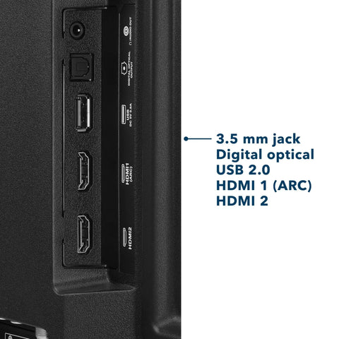 Bang For Your Buck 32 Inch Led Smart Fire Tv With Alexa Voice Remote connectivity ports including HDMI 1, HDMI 2, USB 2.0.