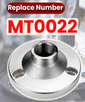 Three Pack Universal Lifting Ring Eye Bolts For Outboard Motors MT0022 Compatible With Yamaha V8 V6 Lifting Adapters MT0025 And Mercury Verado MT0024 OEM Equivalent Quality Beefy Heavy Duty Marine Lifting Eyebolts, MT0022 threaded base