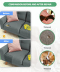 Self Adhesive Coarse Linen Fabric Repair Patches For Couch And Clothing Tear Restoration No Sweat DIY Home Wardrobe Essential Heavy Duty Upholster