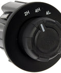 4WD Control Switch Replacement For Ford Vehicles, Direct Fit 4x4 Switch, Durable, Easy Install, Reliable Replacement For A Worn 4WD Dial, Compatible With Select Ford Models black plastic 2H 4H 4L dial