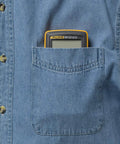 AC And DC Current Handheld Digital Multimeter with Backlit Display in shirt pocket