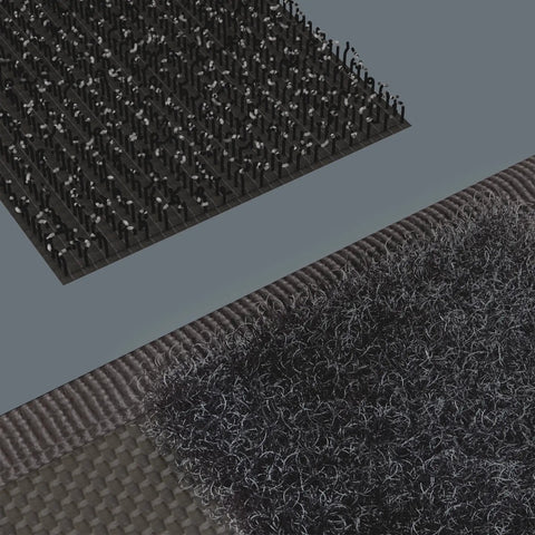 Close-up of textured Velcro fastener with hooked and looped sides for secure fastening on various materials used in engineering.