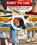 Collage of Heavy Duty Anti Slip Tape For Stairs Indoor Outdoor Waterproof 4 Inch By 35 Ft Non Skid Adhesive Roll and uses.