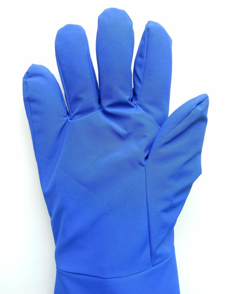 Elbow Length Cryogenic Gloves For Liquid Nitrogen Handling, Three Layer Protection With Nylon Taslan PTFE And Cotton