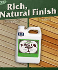 Pro Grade 100 Percent Pure Tung Oil Wood Finish That Penetrates Deep, Food Safe And Waterproof Sealer, 32 Fl Oz Bottle with wood comparison