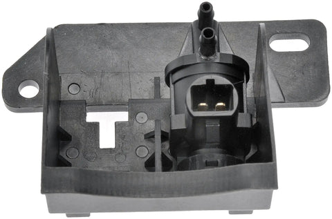 4WD Hub Locking Solenoid Direct Replacement for 4x4 Vehicles, black plastic connector and mounting bracket