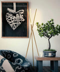 LED Tripod Floor Lamp For Living Room And Bedroom, Dimmable Modern Standing Lamp With 3 Lights in gold antique brass finish