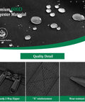 Heavy Duty Tent Storage Bag With Padded Handles, Waterproof 600D Oxford showcasing water resistance and quality features