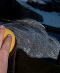 Applying Scratch-X Car Scratch Remover For Fine Scratches And Blemishes Quick Fix Restores Clarity On Glossy Exterior Paint