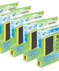 4-pack of HEPA Pure Genuine Air Purifier Replacement Filter 99 Point 97 Percent Pollutants For AC4100 Series AC4100CA AC4150BL AC4150PCA