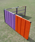 Rubber Surface Dog Agility A Frame 7 Feet With On Wheel Interface Ready Weatherproof All Metal Frame 36 Inch Wide