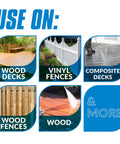 Usage guide for Oxy Solve Deck And Fence Pressure Washer Cleaner Unscented Peroxide Power Lifts Stubborn Grime Sap And Oils