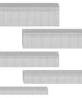 Top Shelf Badass 18 Gauge Brad Nails Assortment Featuring 304 Stainless Steel in five sizes for wood bonding projects.