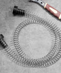 Heavy Duty Zipline Spring Brakes Set 2 Stainless Steel Stopper Braking System for Backyard Zip Lines 5.3 Foot Long
